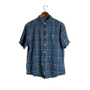 Weatherproof vintage cotton & linen button down shirt